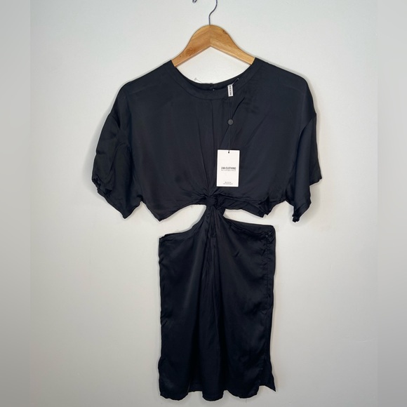 LNA Black Saani Silky Mini Dress Size XS - Picture 7 of 11